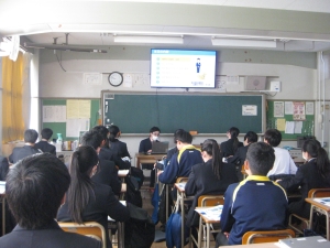 職業講話の様子