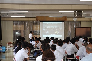 全体講義での説明