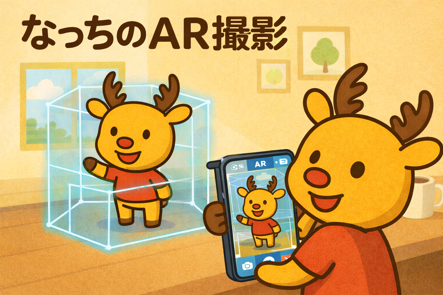 なっちAR撮影